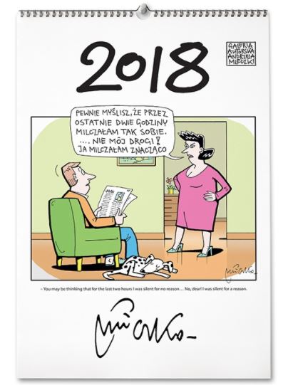 kalendarz ścienny 2018